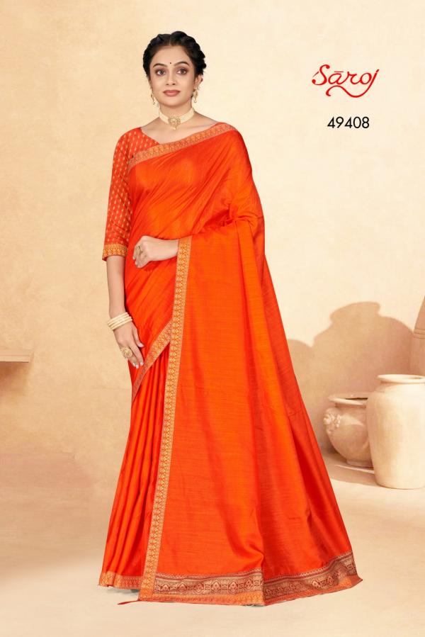Saroj Aakshara 1 Fancy Designer Chiffon Saree Collection
